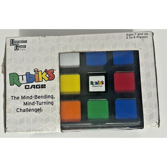 Rubik`S Cage Game Rubiks Cube Action 2 To 4 Players Strategy Brain Teaser Game - Picture 7 of 10